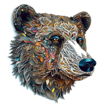 Sacred Geometric Spirit Bear